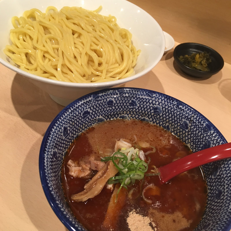 海老味噌つけ麺(北海道恵比寿 立川ラーメンスクエア店)