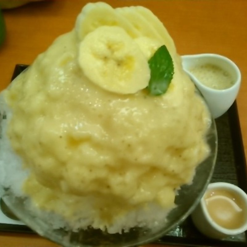 バナナ氷(茶寮 煉)