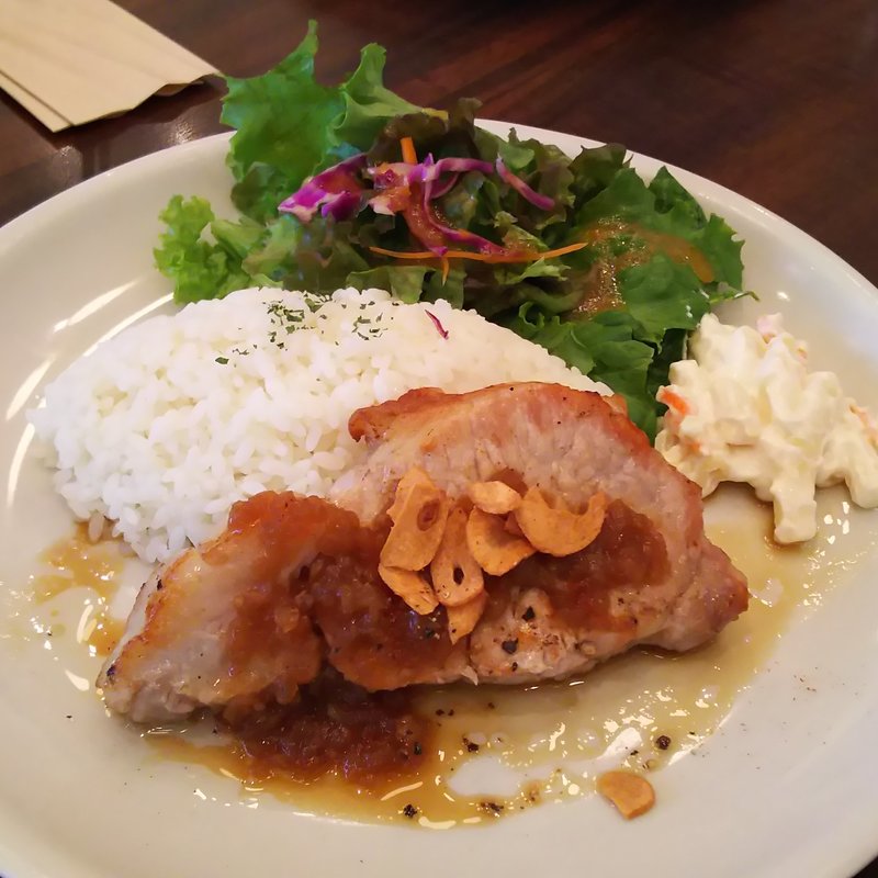 ポークソテープレート(スワン食堂)