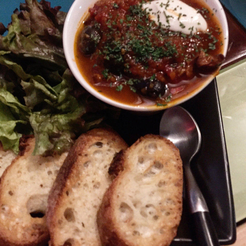 トリッパのトマト煮込み(ストーブ)