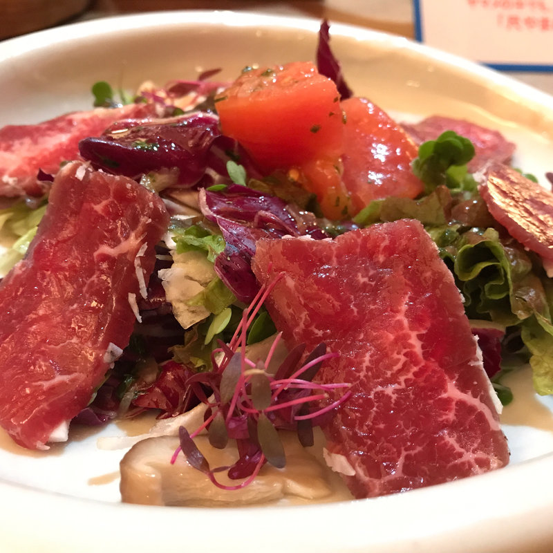 尾崎牛の生ハムサラダ(バー＆レストラン直樹 )