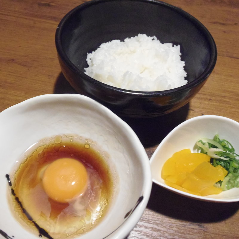 たまごかけごはん(おかげ家 高槻店)