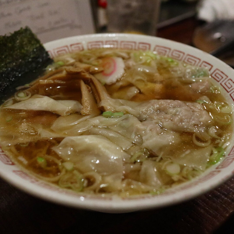 ワンタンメン（ワンタン倍）(久慈清商店)