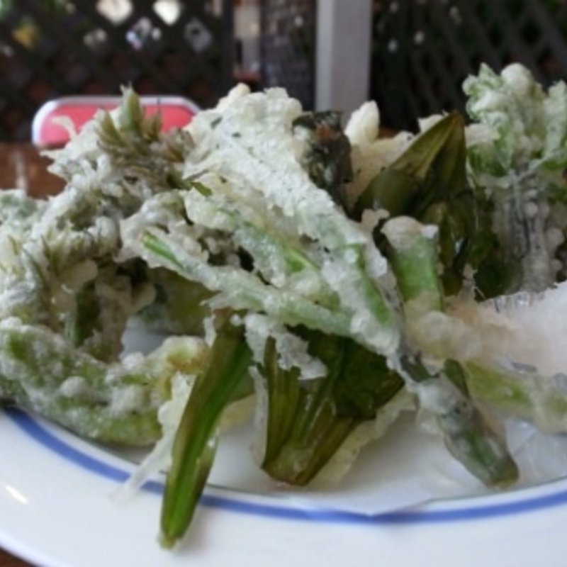 山菜天ぷら盛合せ(湖畔の食堂 花屋)