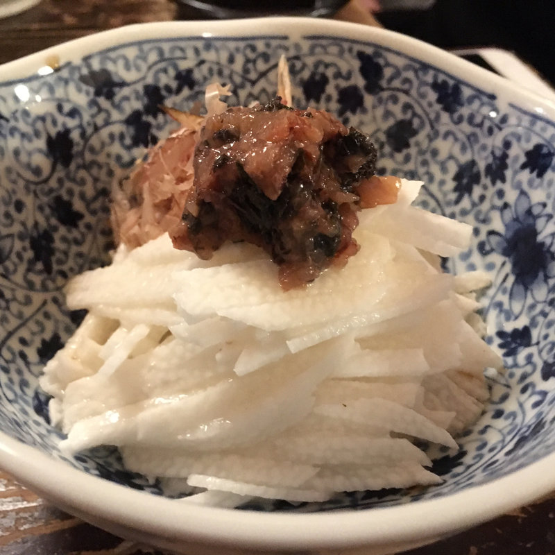 長いも梅たたき(花葉根)