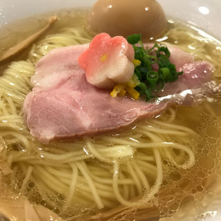 鯛塩そば（半熟味玉＋）(鯛塩そば 灯花 曙橋本店)