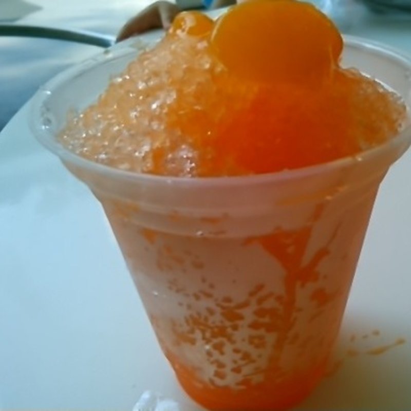 シェイブアイス みかん(S.S.コロンビア・ダイニングルーム)