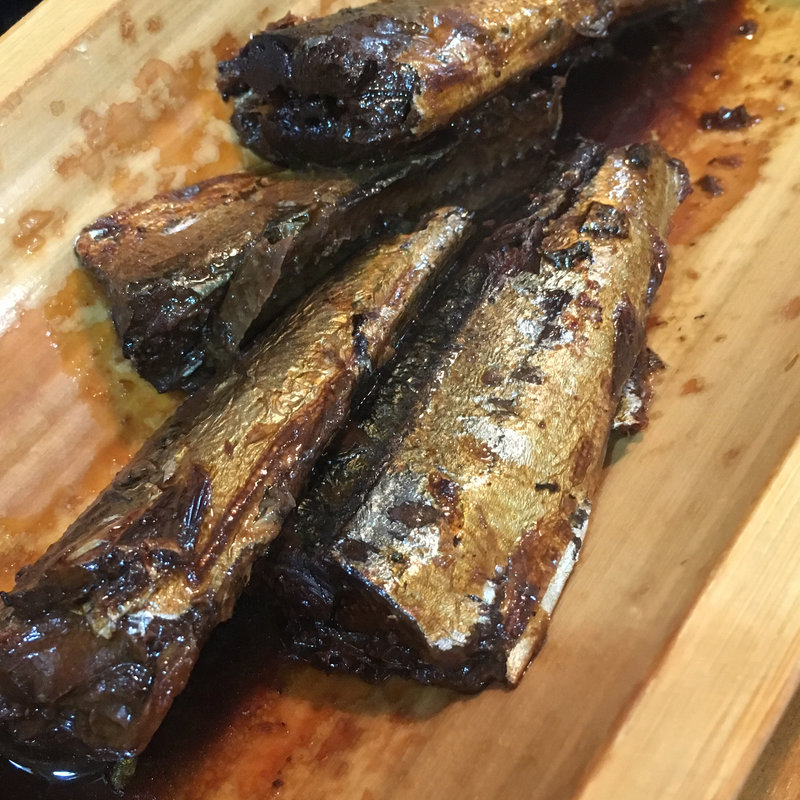 秋刀魚の生姜煮(居酒屋 達磨)