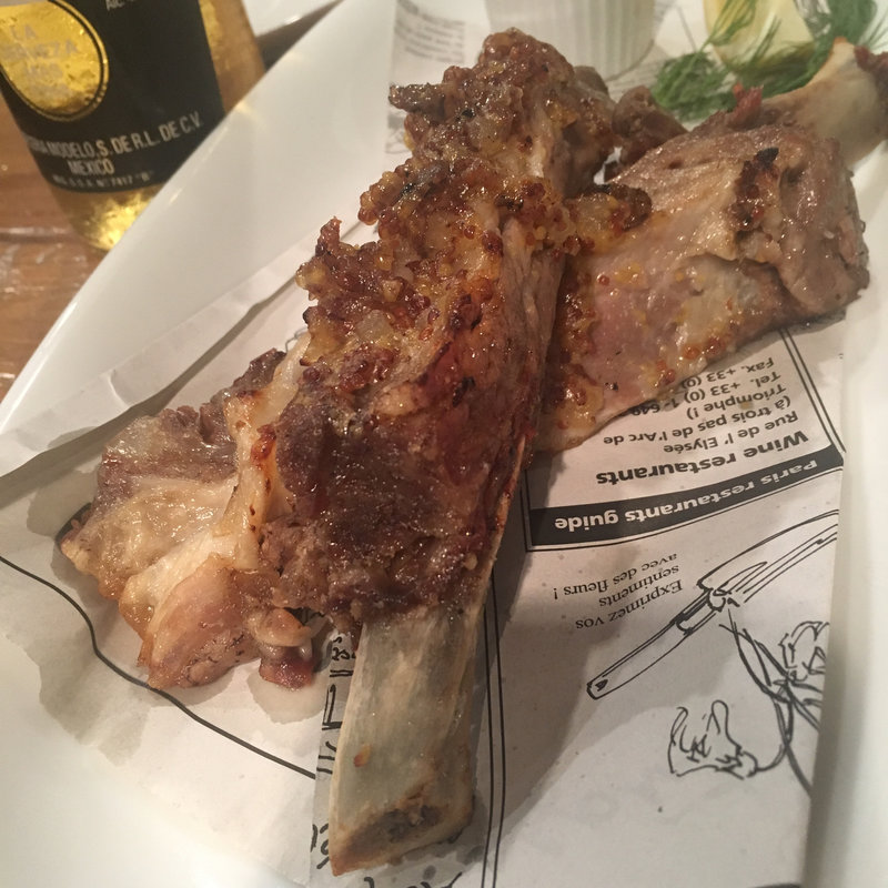 スペアリブ(アップルサラダ)