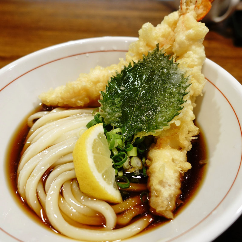 海老天ぶっかけ(JUN大谷製麺処)