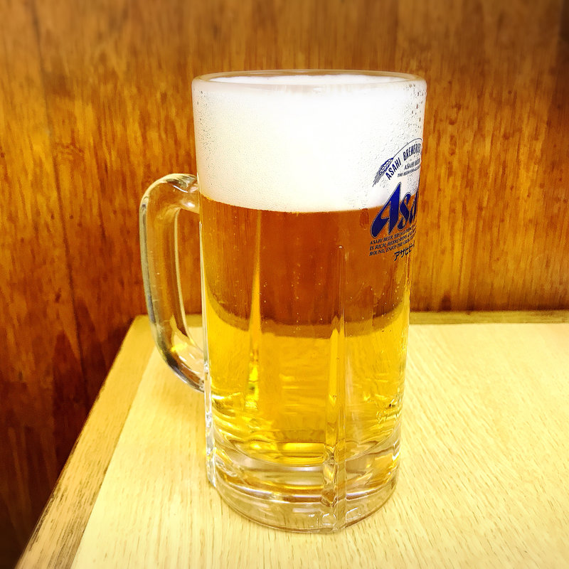 生ビール(川福流手打うどん 川福 本店)