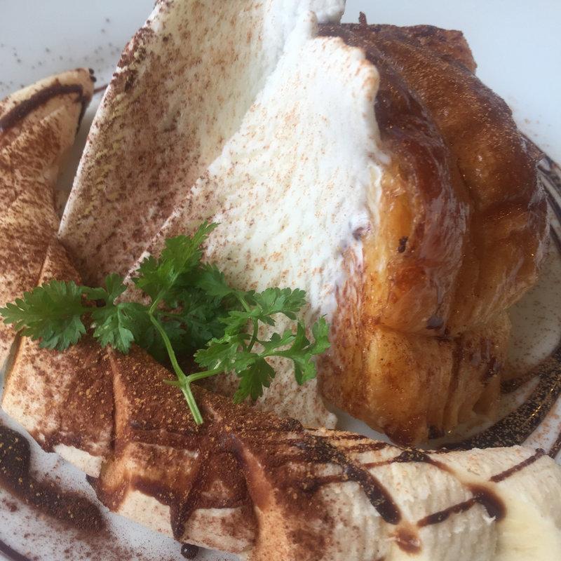 バナナとシナモンのフレンチトースト(cafe Haru and haru)