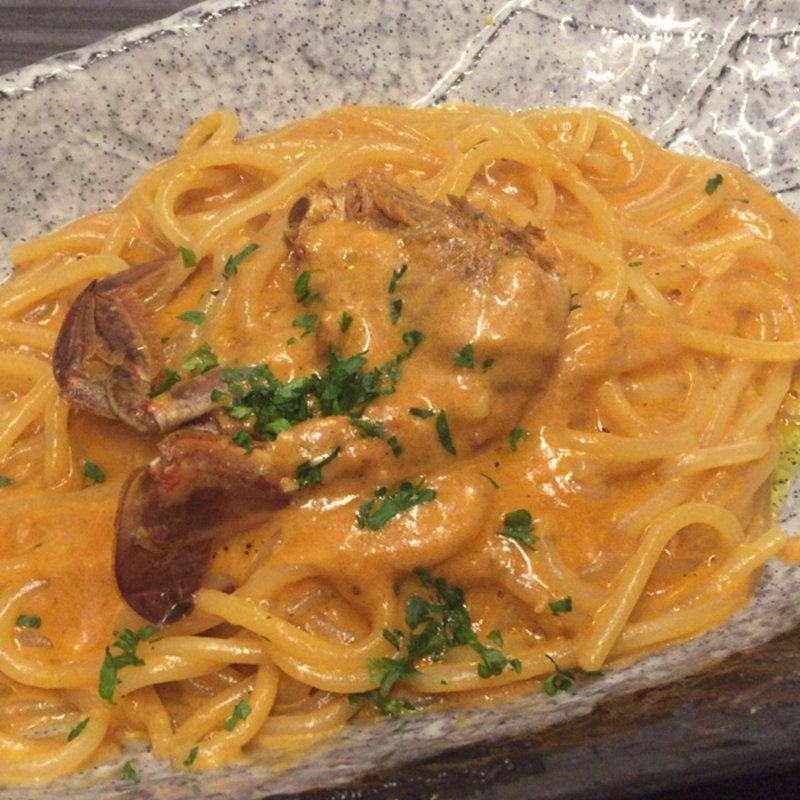 カニのクリームパスタ(バル日和)
