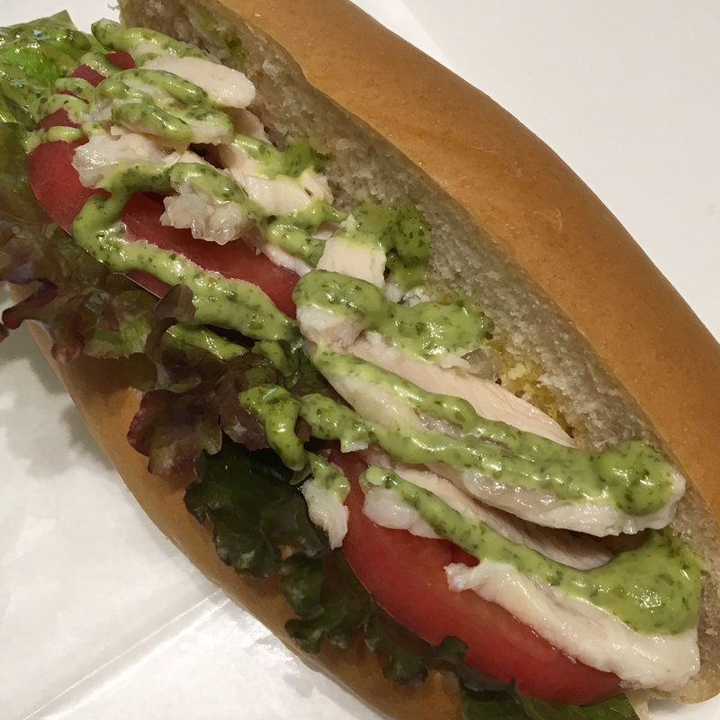 大葉ソースのチキンサンド(みのりカフェ 三越銀座店)