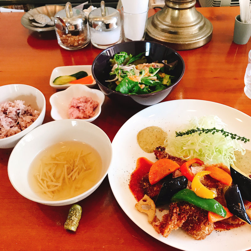 ポークカツ定食(ｃａｆｅ ｎａｇｉｓａ)