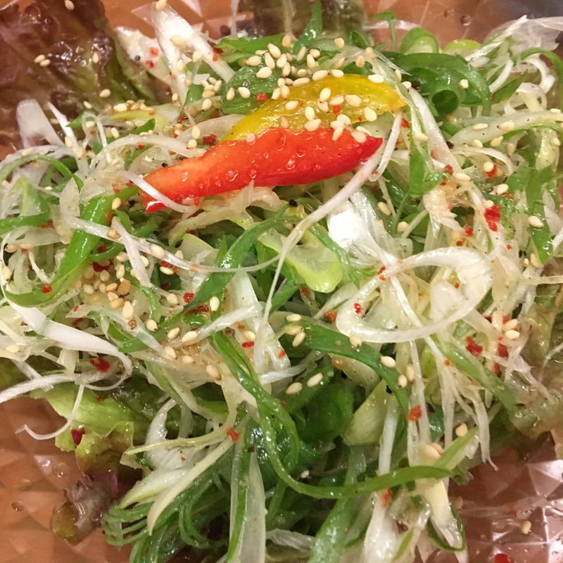 ネギサラダ(居酒屋 鶴八 名古屋駅前本店)