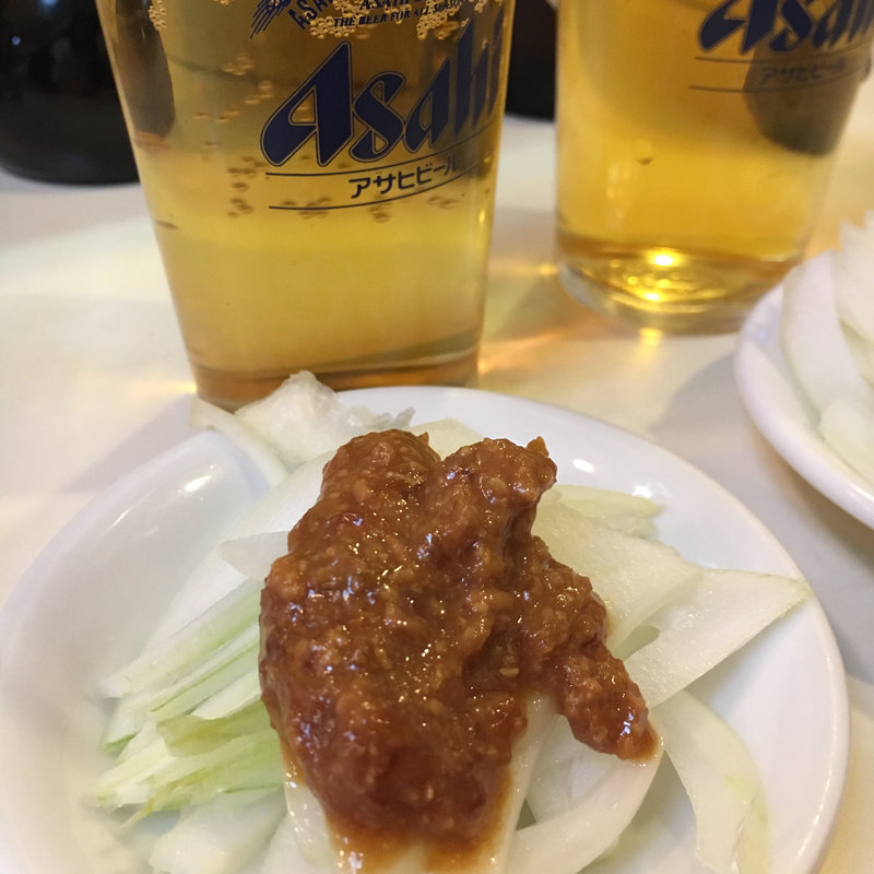 ビールとお通し(大連)