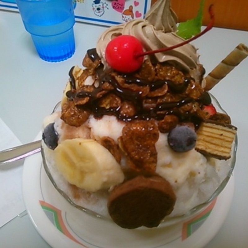 プレミアムチョコ白熊(天文館むじゃき アミュプラザ店 )