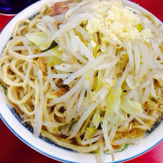 小ラーメン豚入り(ラーメン二郎 目黒店 （らーめんじろう）)
