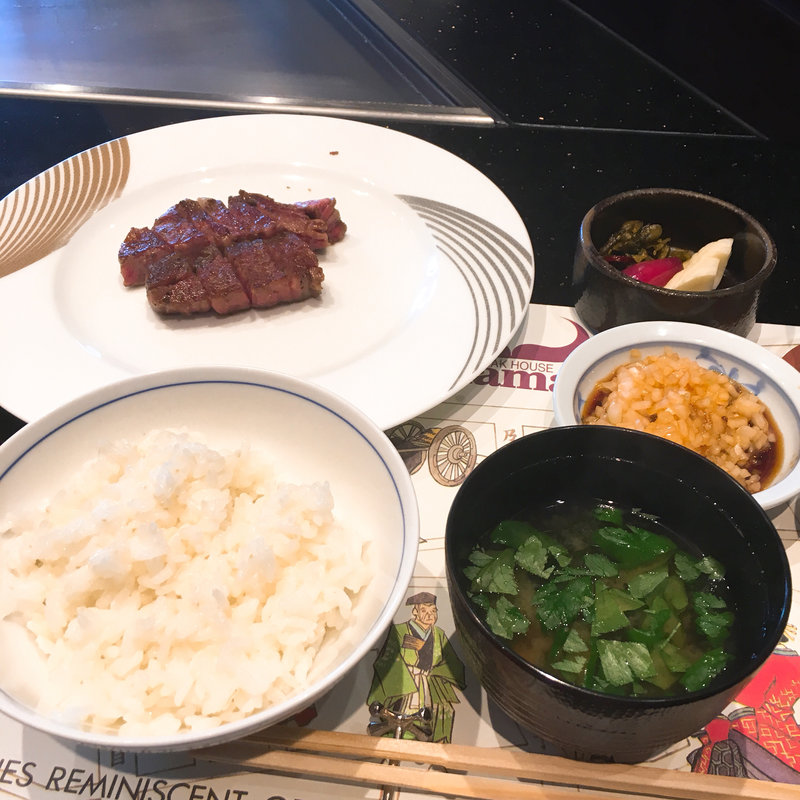 ステーキランチ(ステーキハウスハマ 六本木本店 )