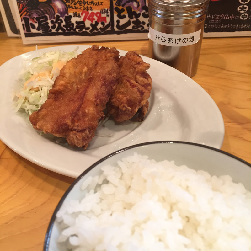 からあげセット(らーめん 麺虎 )