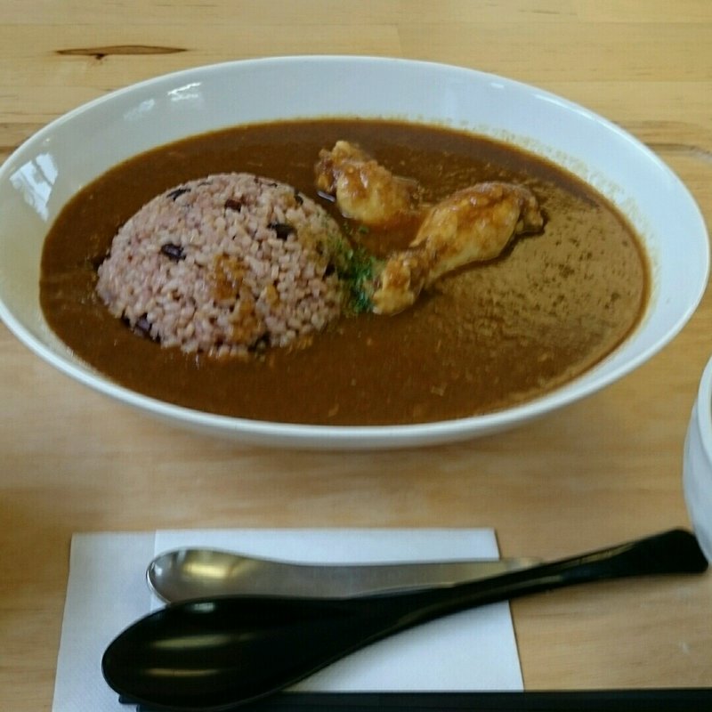 薬膳酵素玄米チキンカレーのランチセット(食堂＆カフェYakuzen)
