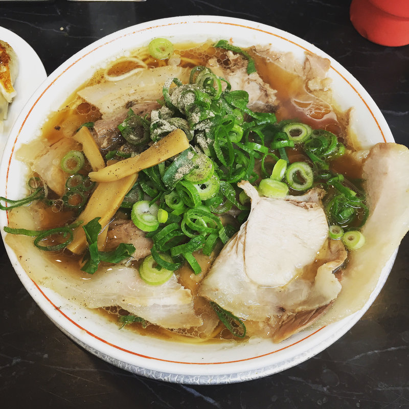 塩ラーメン(神戸ラーメン 第一旭 三宮本店)