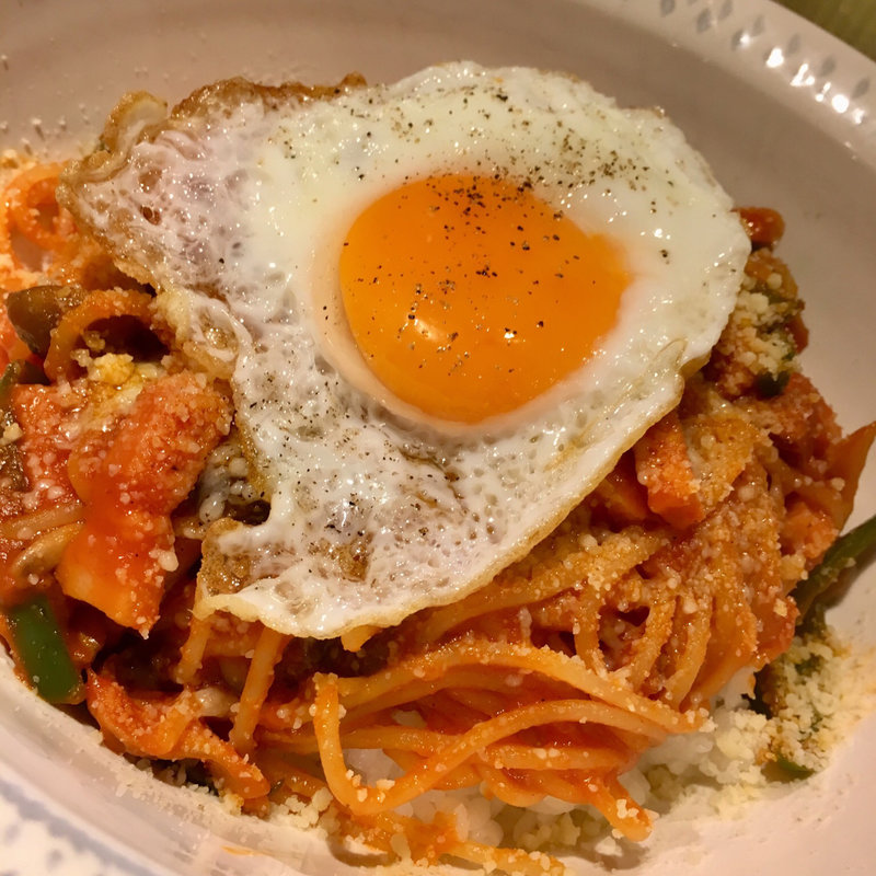 ナポリタン丼(六ヶ城)