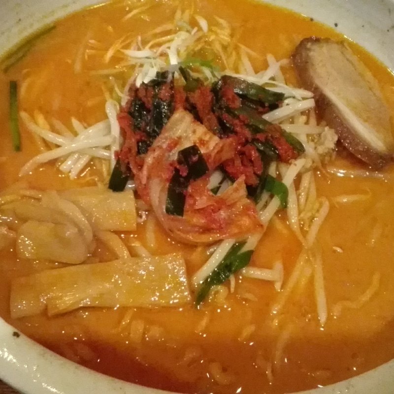 ニラなんばんらーめん(めん吉 )