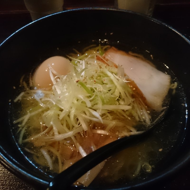 塩 （ 小 ・ 麺 1玉 ） ＋ 味付半熟玉子(拉人)