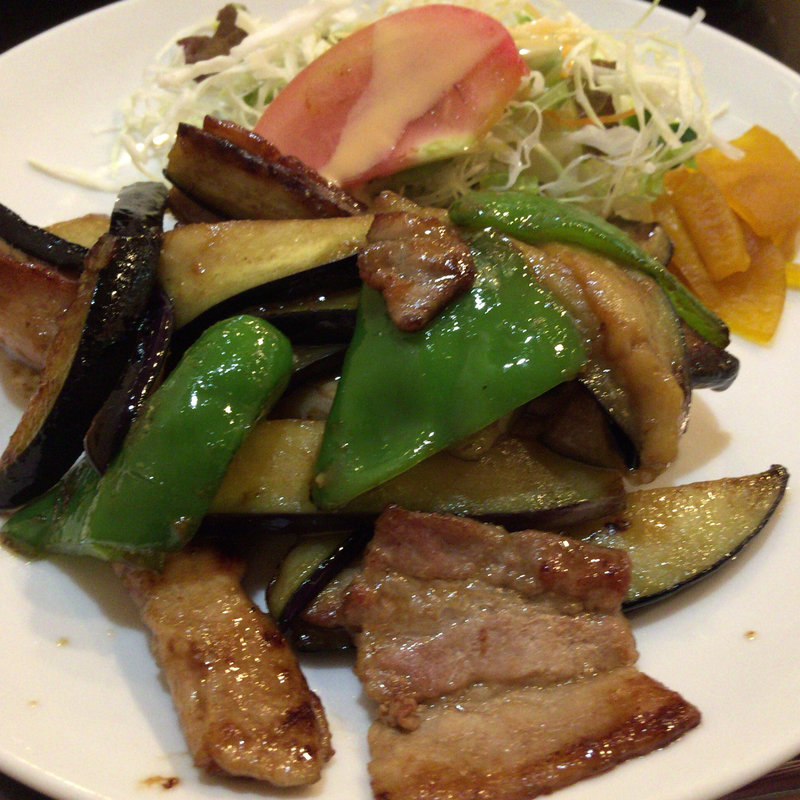 肉なす炒めランチ(キャンディー )