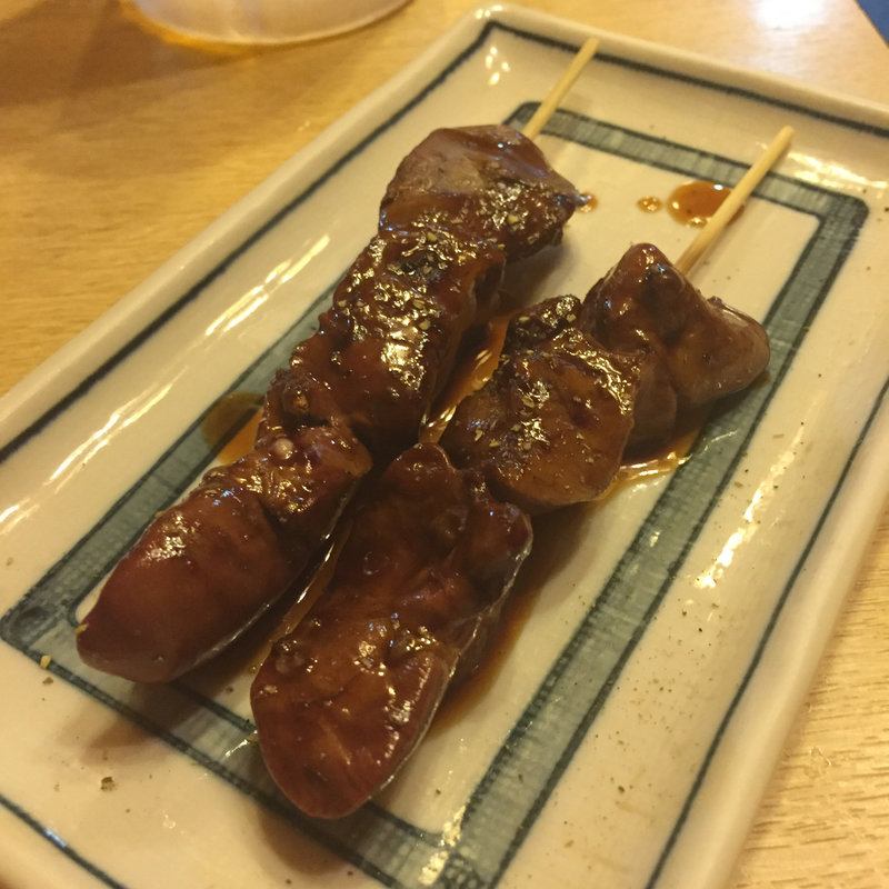 とりきも焼き(スタンド アサヒ)