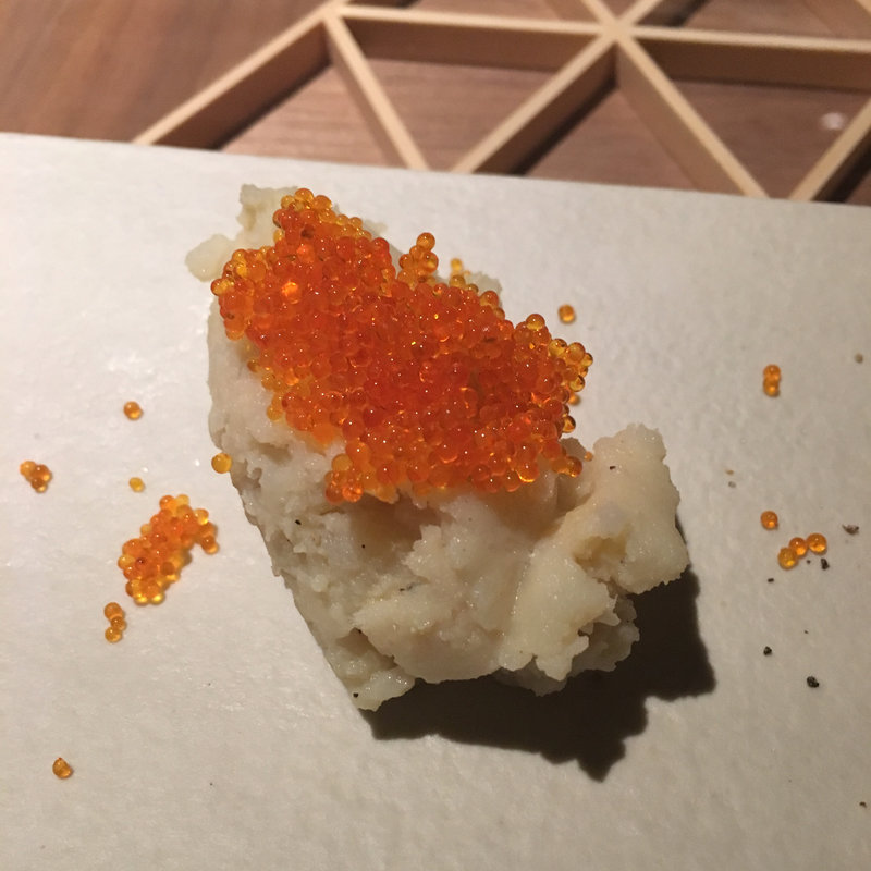 【黄金コース】前菜 - 本日のお酒のあて 二種(こがね)