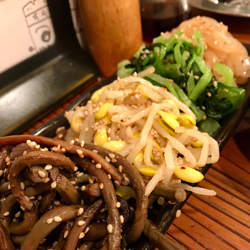 ナムル(4種盛り)(焼肉食道かぶり 高円寺アパッチ店)