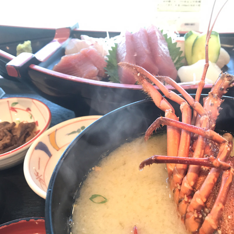 伊勢えび みそ汁定食(港の駅めいつ （みなとのえきめいつ）)