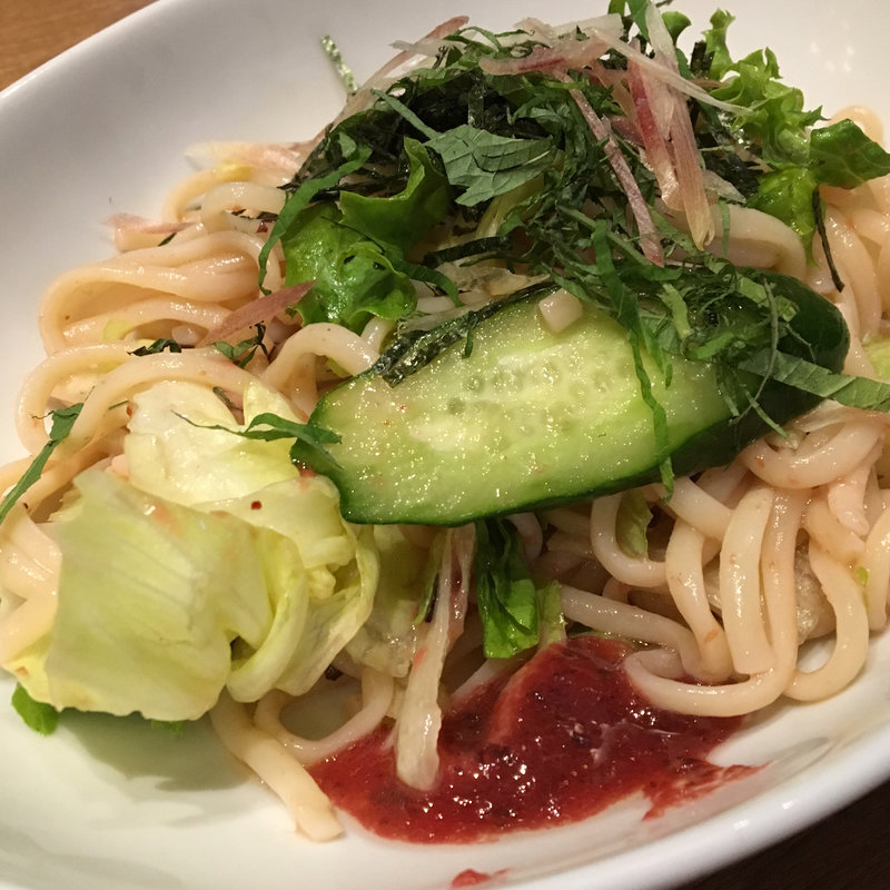 梅と青シソの冷製パスタ(トスカーナ 大手町フィナンシャルサウスタワー店 （TOSCANA）)