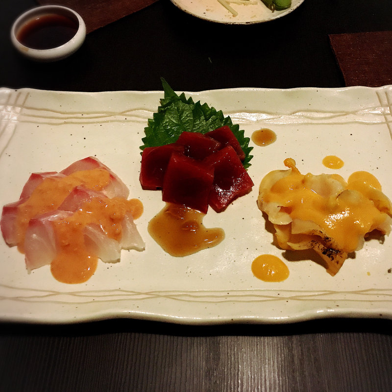 刺身盛り合わせ(和酒和食 恵比寿 黒帯)