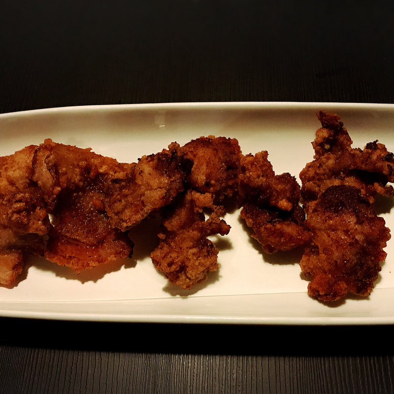 比内地鶏 唐揚げ(和酒和食 恵比寿 黒帯)