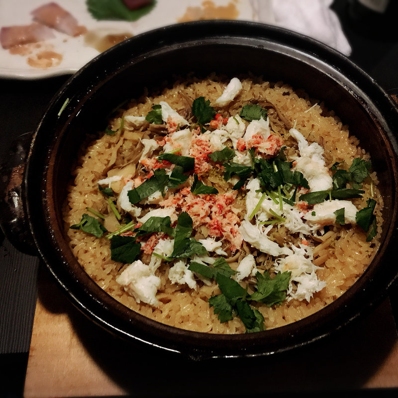 本日の土鍋御飯(和酒和食 恵比寿 黒帯)