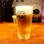 アサヒ生ビール(つけそば・まき野)