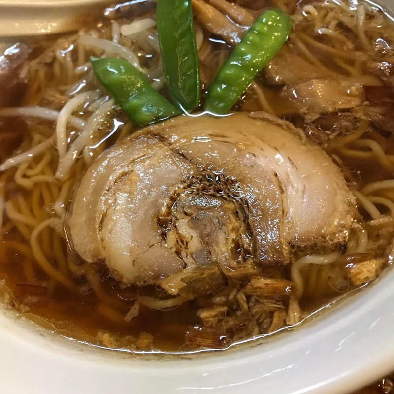 しょうゆラーメン(かおたんラーメン えんとつ屋 南青山店)
