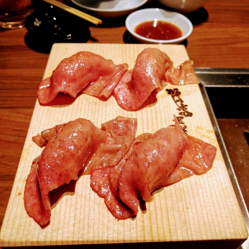 和牛握り(焼肉 ジャンボ 篠崎本店)