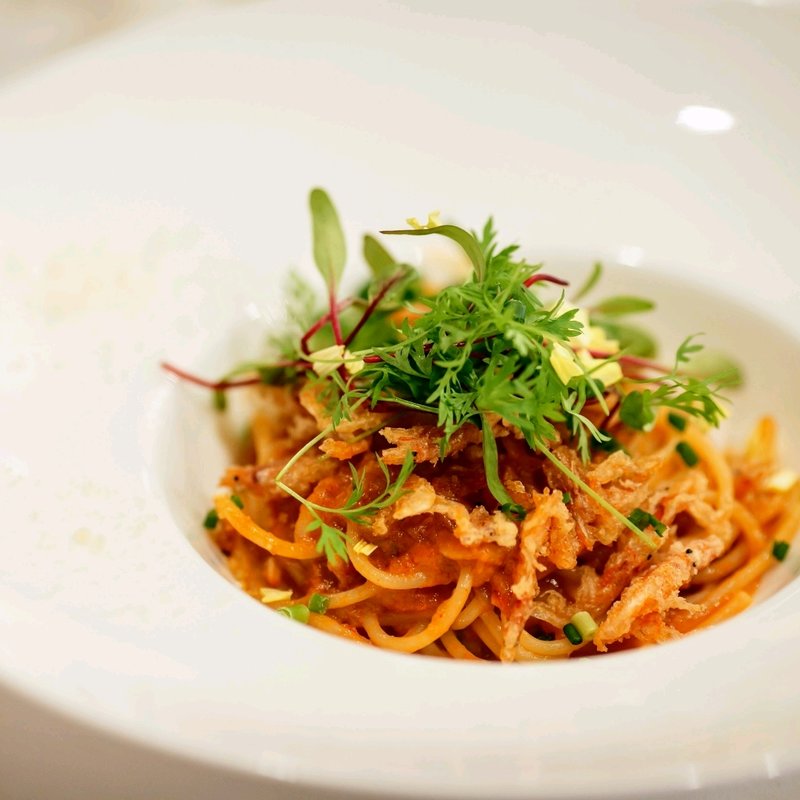 エビとカラスミのパスタ(アルジェント)