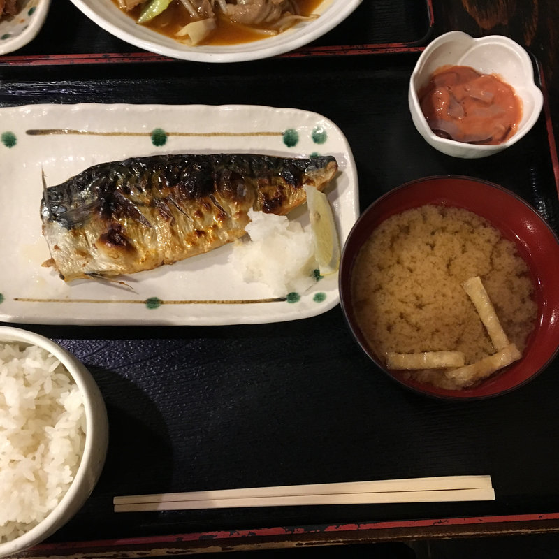 さば塩焼き(まんぷく食堂 浦安店)