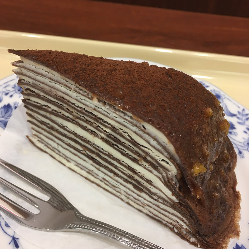 パリパリチョコミルクレープ(ドトールコーヒーショップ 西新店)