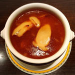 ふかのひれと松茸のスープ