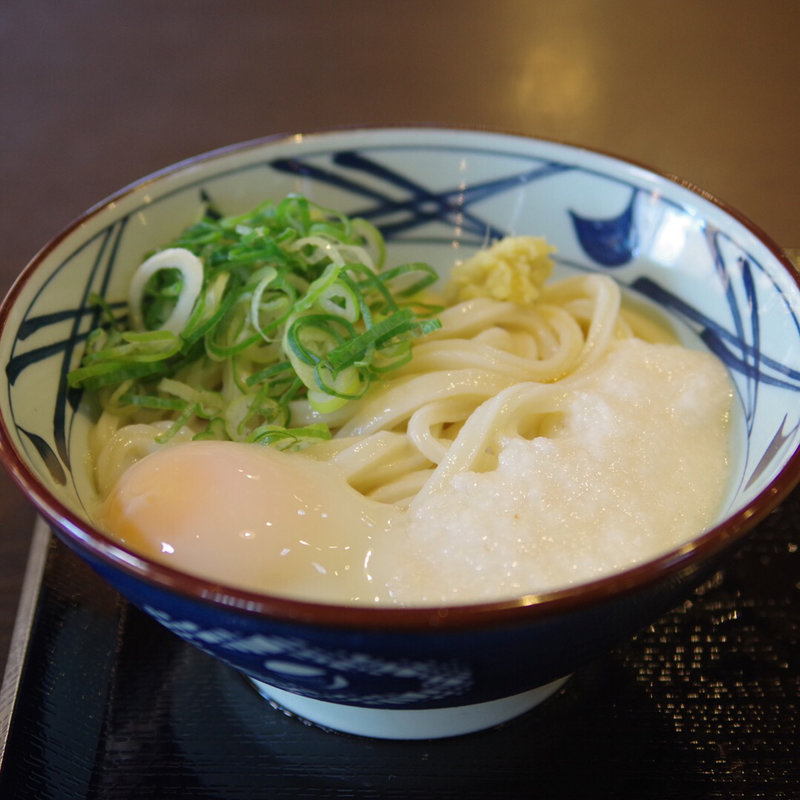 とろ玉うどん 冷 並(丸亀製麺飾西)