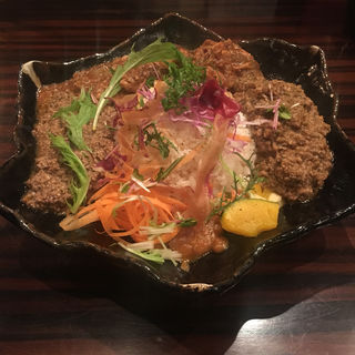 4種あいがけ(バガワーン・カレー)