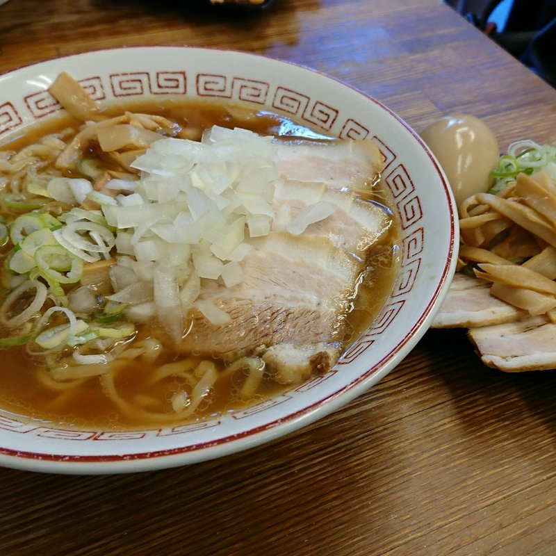 特製蔵出し醤油ラーメン(鶏油)(喜多方食堂 )