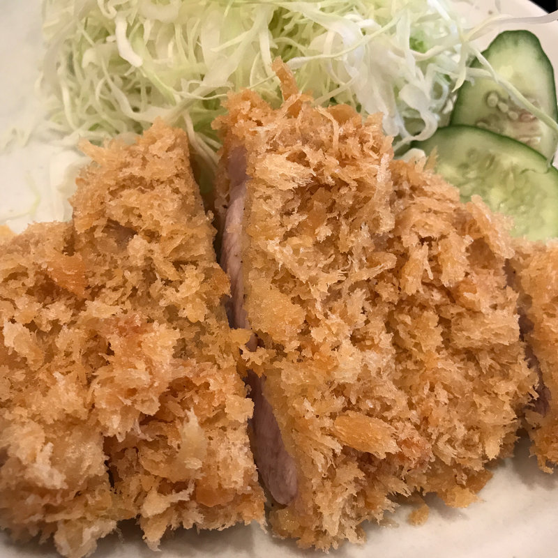 ロースかつ定食(とんかつ　天山 )